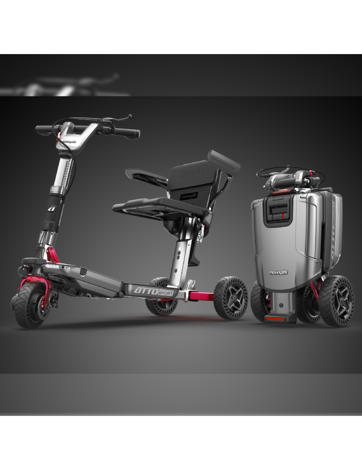 Scooter électrique pour handicap moteur : ATTO SPORT 2023 Moving Life - Orlek Santé - 